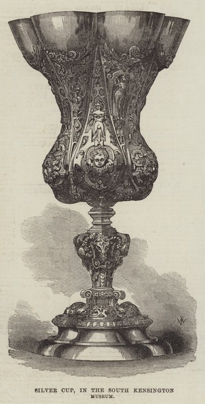 Silberpokal, im South Kensington Museum von Frank Watkins